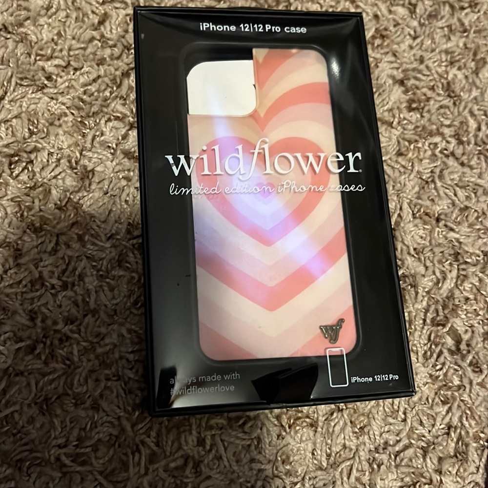 A wildflower iPhone 12 Pro case.